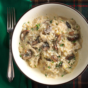 Slow-cooked Chicken & Mushroom Risotto