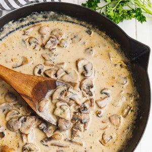 Create Your Own: Creamy Mushroom Sauce Pasta