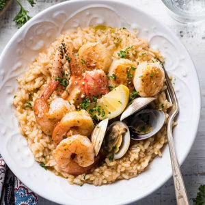 Garlic & Butter Seafood Risotto